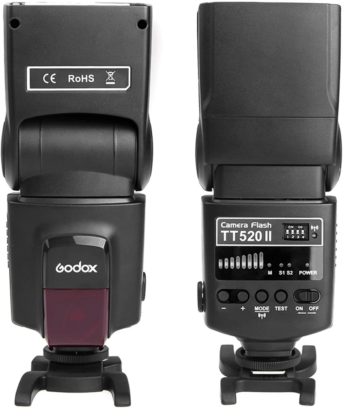 Godox Camera Flash Speedlite with 2.4G Wireless Trigger + 12 * Flash Gels + Diffuser 1/20000S Recycle Time 3 Modes Compatible with Canon Sony Nikon Fujifilm Olympus Cameras with Hot Shoe Mount - PuriLite