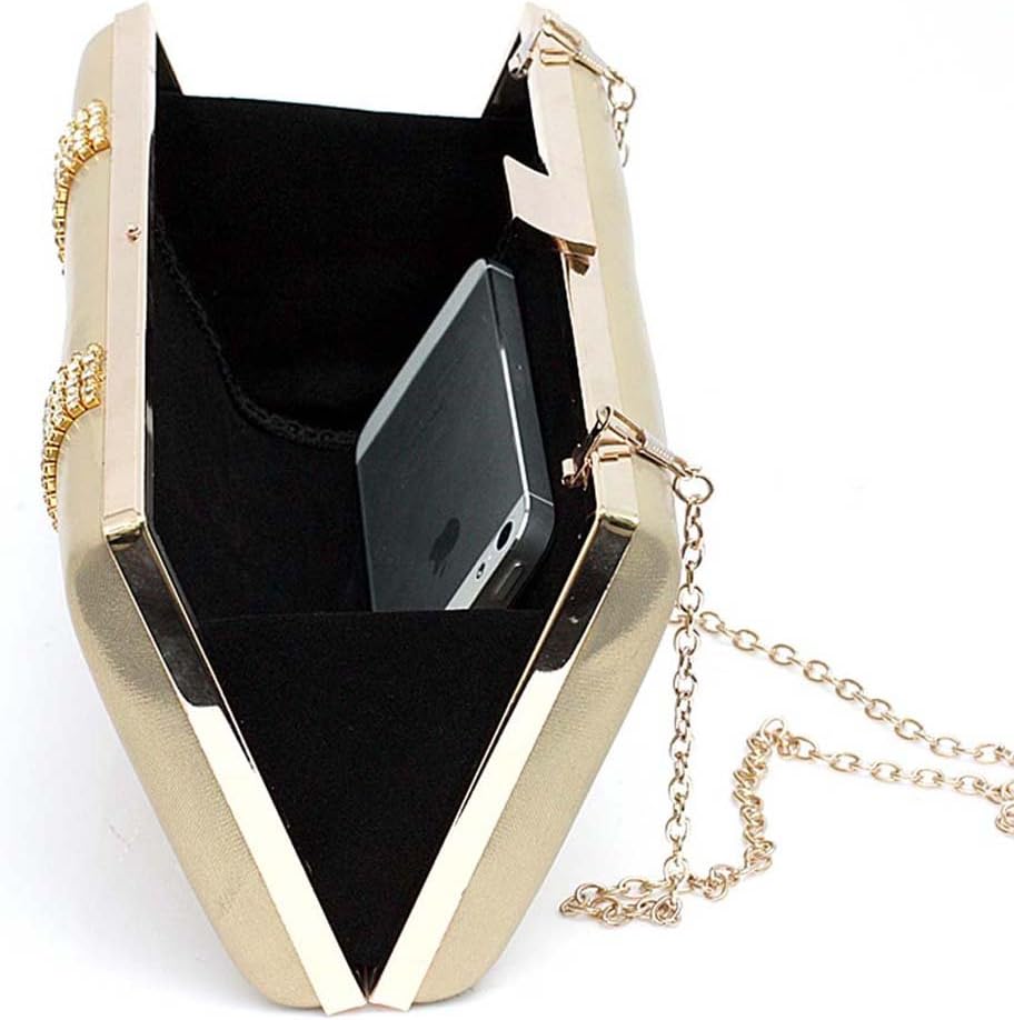 Ankoee Ladies Envelope Clutch Bag Evening Bag Bridal Wedding Bag Handbag Prom Clutches Handbag - PuriLite