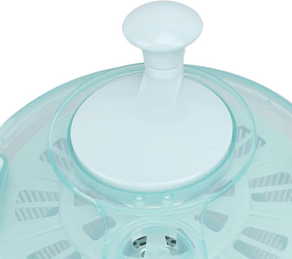 Salad Spinner Lake Blue 5L Fast Manual Washer Spinner for Vegetable Fruit Lettuce - PuriLite