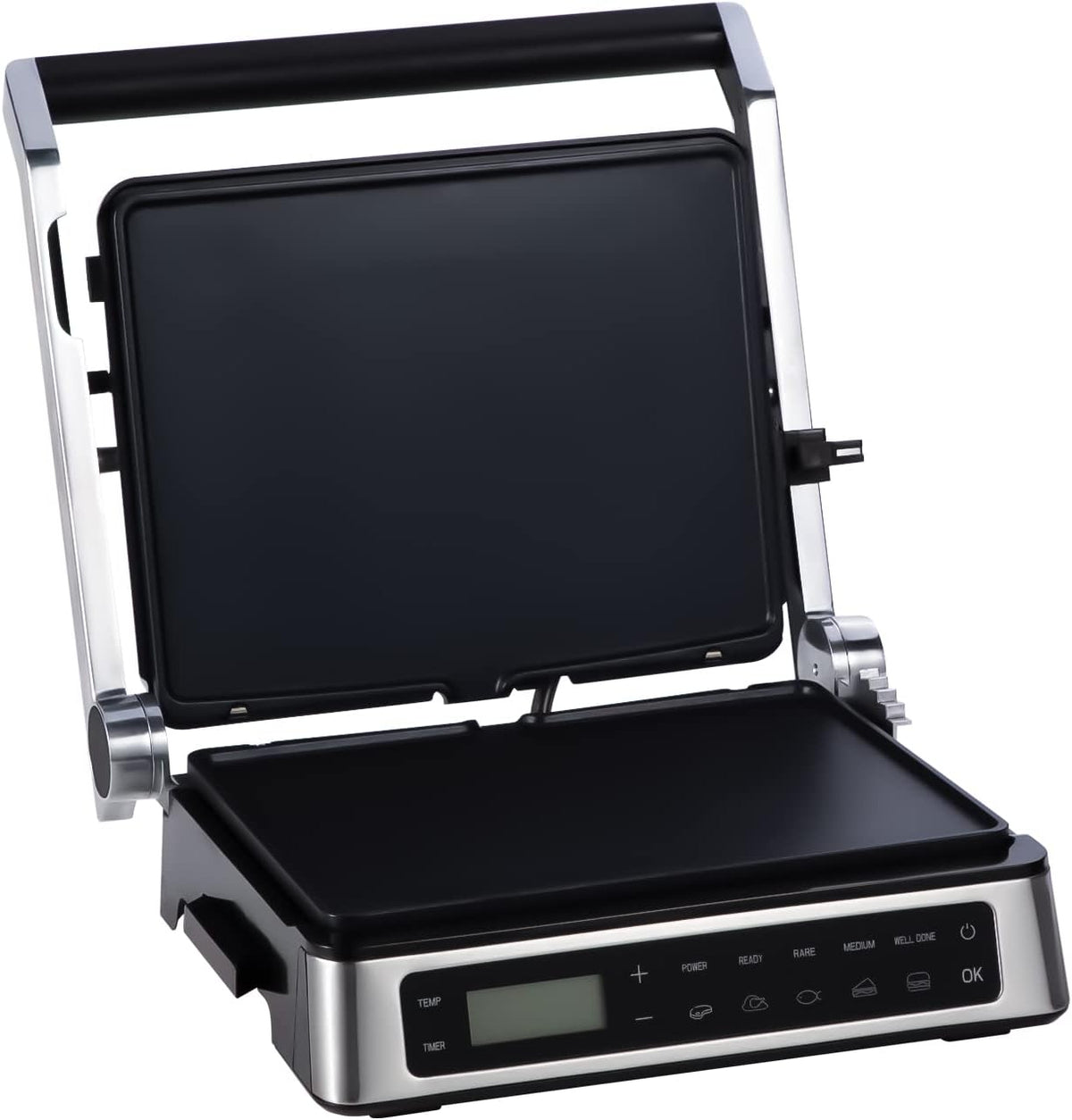 Grill Master Pro - Panini Press Grill, Electric Grill, Electric Griddle, Panini Grill, Indoor Smokeless Contact Grill with Smart Touch Screen Pre-programmed Settings - PuriLite
