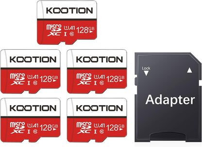 KOOTION 10 Pack 16 GB Micro SD Card Class-10 Micro SDHC Card 16 GB UHS-I High Speed TF Card R Flash C10 U1 Memory Card - PuriLite