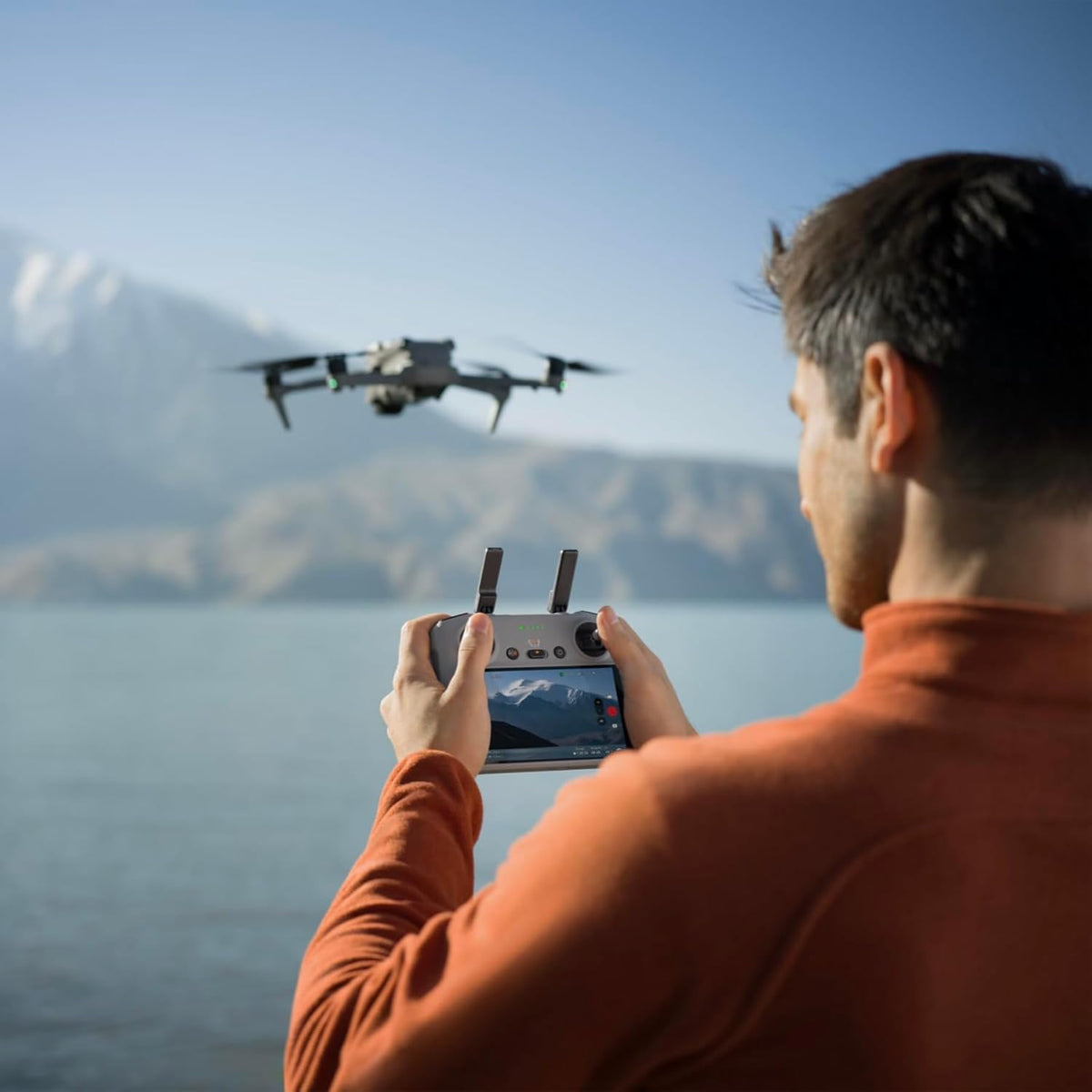 DJI Air 3S Fly More Combo (RC 2 Screen Remote Controller), Drone with 1" CMOS Wide-Angle & Medium Tele Camera for Adults, 4K/60fps, Omnidirectional Sensing & 3 Batteries for Extended Flight Time - PuriLite