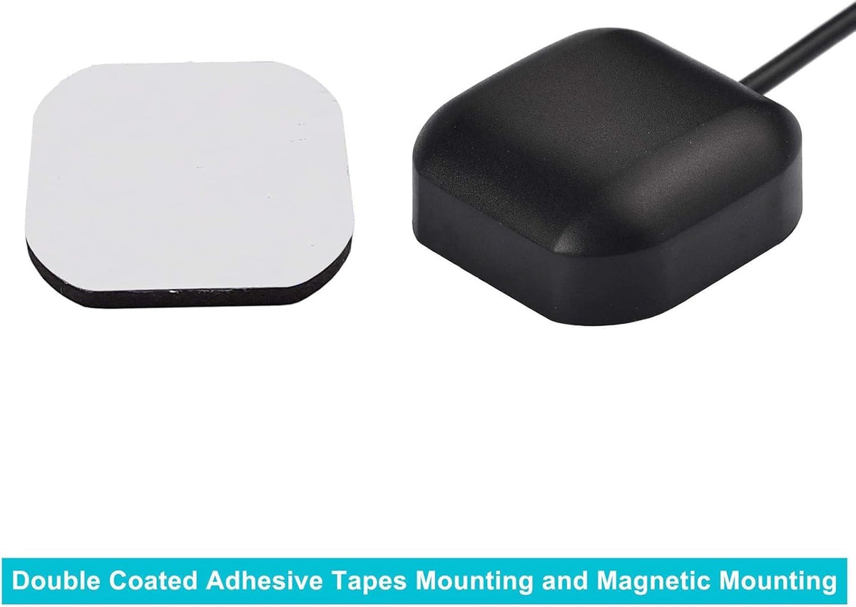 Bingfu Vehicle GPS Navigation Antenna Active GPS Antenna with Fakra C Right Angle Connector Compatible with Car Truck GPS Navigation Receiver System Factory DVD Stereo Head Unit - PuriLite