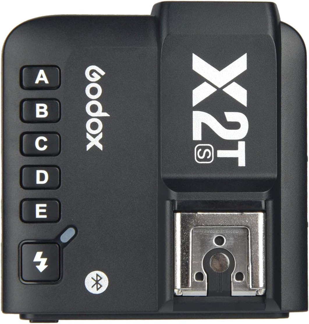 Godox X2T-S TTL Wireless Flash Trigger for Sony Bluetooth Connection Supports iOS/Android App Contoller, 1/8000s HSS, TCM Function,Relocated Control-Wheel,New AF Assist Light - PuriLite