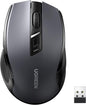 UGREEN Wireless and Ergonomic Mouse, 2.4G with 49Ft Connection, 4000 DPI 6 Buttons Auto-Sleep Mode, Compatible with Laptop PC Mac Computer Chromebook MacBook, Dark Grey - PuriLite