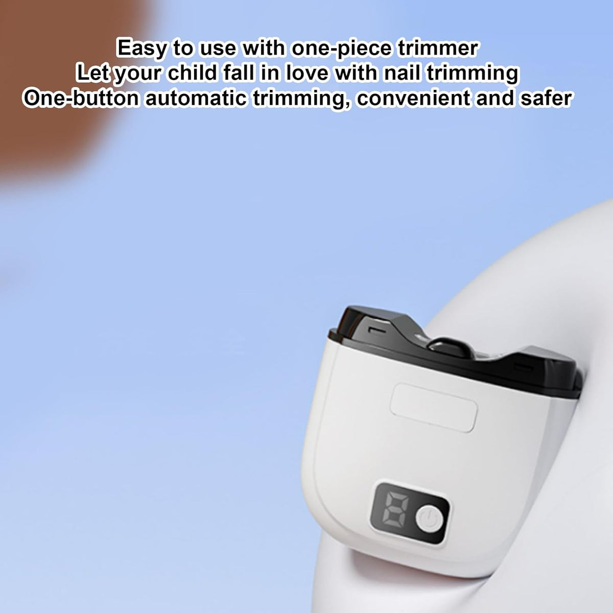 Automatic Nail Clippers | Electric Nail Cutter Adjustable Electric Toenail Clippers - Three-Speed Control Toenail with LED Light For Seniors, Relatives - PuriLite