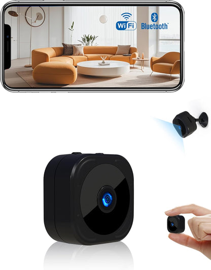 AOBOCAM Mini Security Camera 1080P HD Wireless WiFi Indoor Camera with Motion Detection Night Vision APP Control Pet Camera Nanny Cam for Home Surveillance - PuriLite
