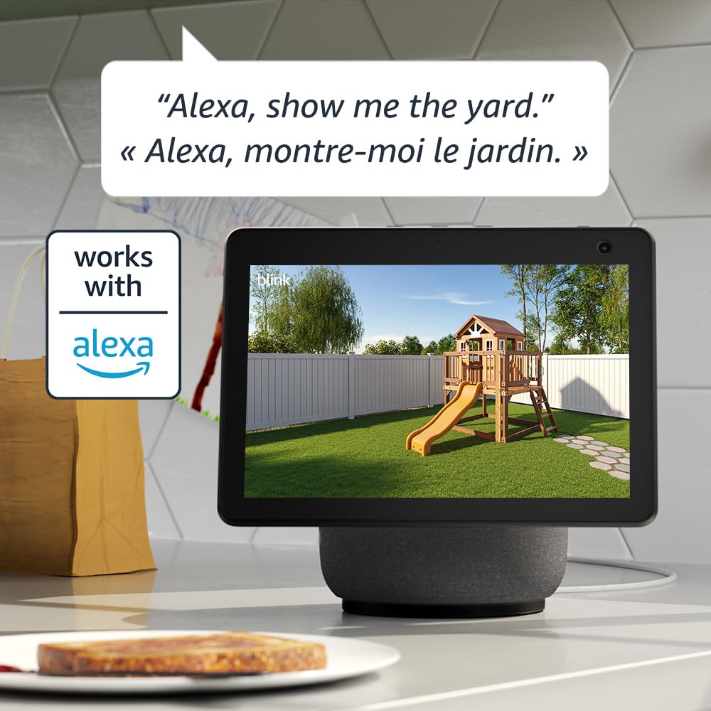 Blink Outdoor 4 (newest model) – Wireless smart security camera, two-year battery life, 1080p HD day and infrared night live view, two-way talk. Sync Module Core included – 1 camera system - PuriLite