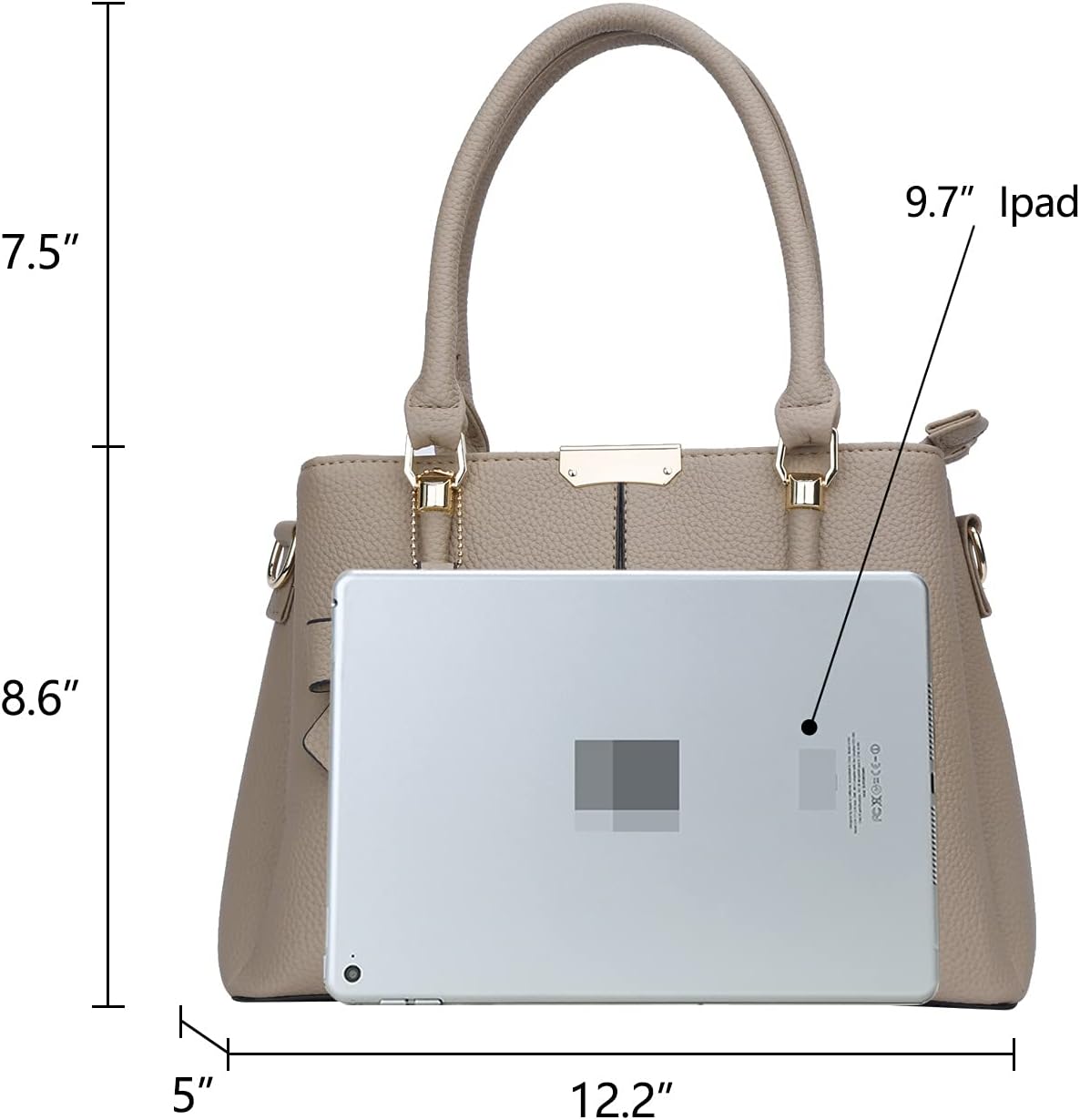 KKXIU Trendy Tote Bag for Women Lightweight Oxford Big Capacity Shoulder Purses and Handbags - PuriLite