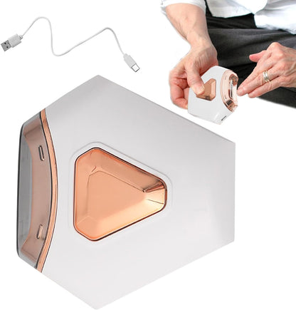 Automatic Nail Trimmer, Rechargeable Toenail Cutter, 2-in-1 Nail Trimmer & Polisher Electric Nail File, Automatic Trimmer with Nail Clip Storage for Adults Caregivers Kids - PuriLite