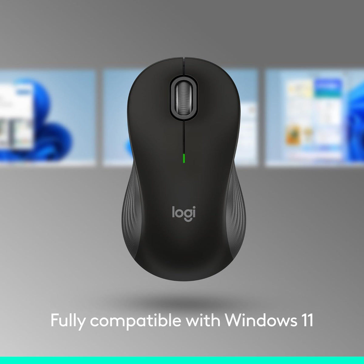 Logitech Signature M650 L Full Size Wireless Mouse - For Large Sized Hands, 2-Year Battery, Silent Clicks, Customizable Side Buttons, Bluetooth, for PC/Mac/Multi-Device/Chromebook - Black - PuriLite