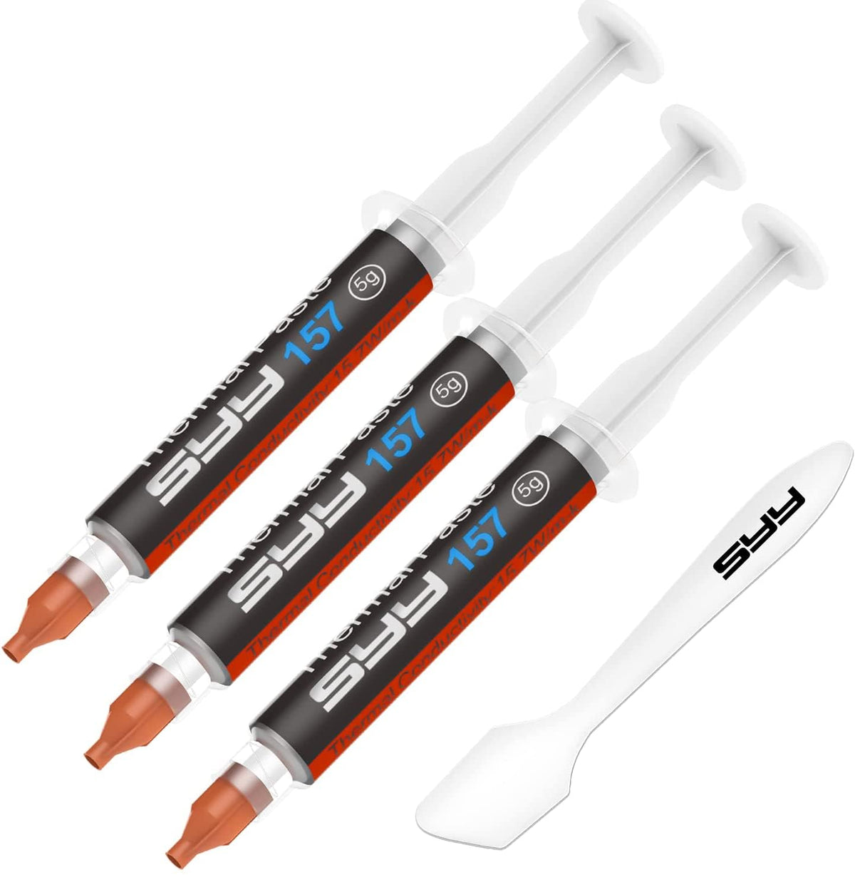 Thermal Paste, SYY 4G with Toolkit CPU Paste Thermal Compound Paste Heatsink for IC/Processor/CPU/All Coolers, Carbon Based High Performance, Thermal Interface Material - PuriLite