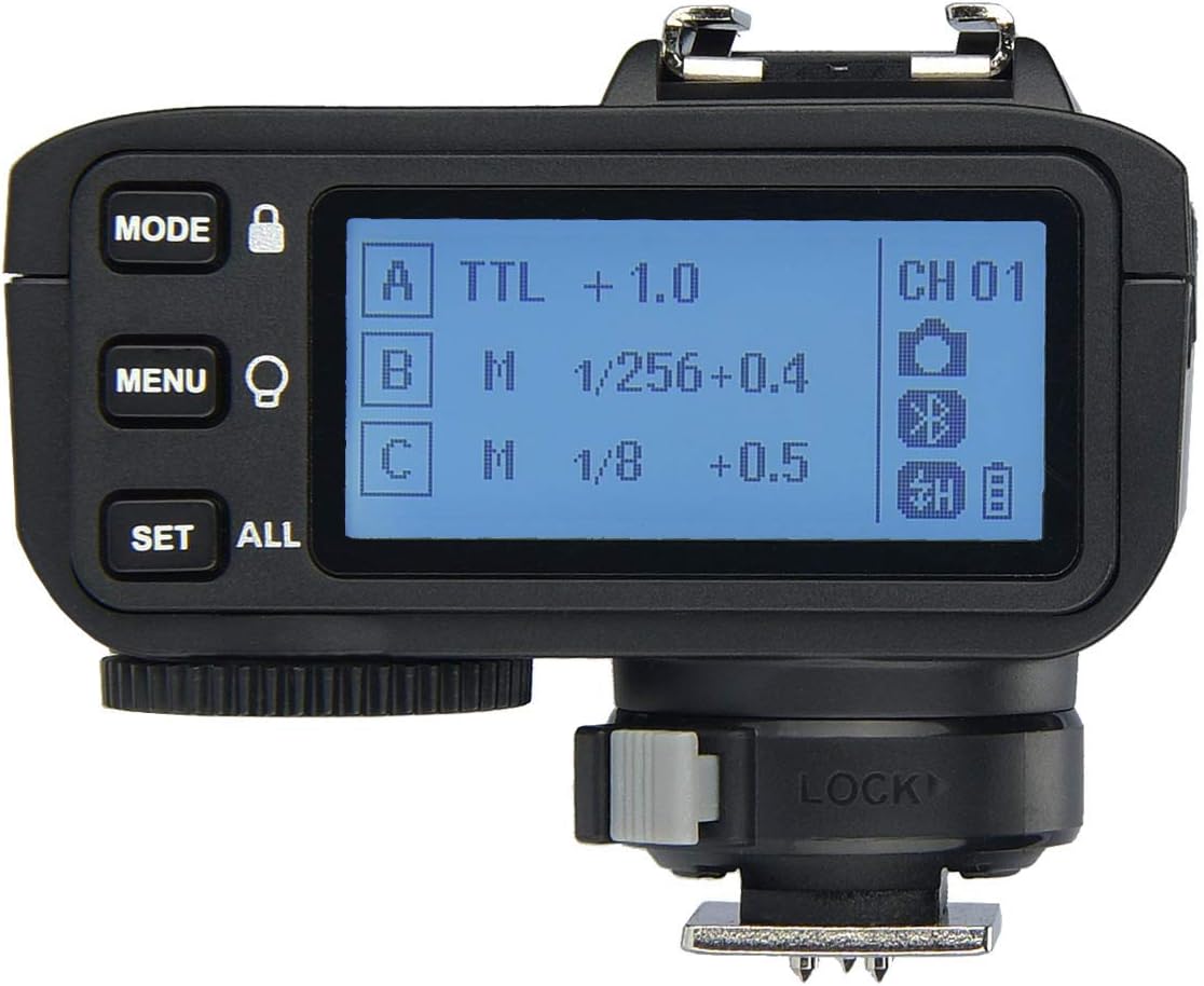 Godox X2T-C TTL Wireless Flash Trigger for Canon Bluetooth Connection Supports iOS/Android App Contoller, 1/8000s HSS, TCM Function,Relocated Control-Wheel,New AF Assist Light - PuriLite