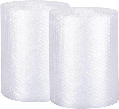 Bubble Cushioning Wrap Rolls 2-Pack,Easy to Tear Small Bubble Thicker & Durable for Packing Delivering & Moving Perforated every 12in 12 Inchx72 Feet Total (white),MR011902 - PuriLite