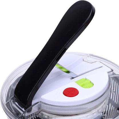 SENECESLI Salad Spinner, Easy Press Vegetable Dryer PP for Lettuce (Black) - PuriLite