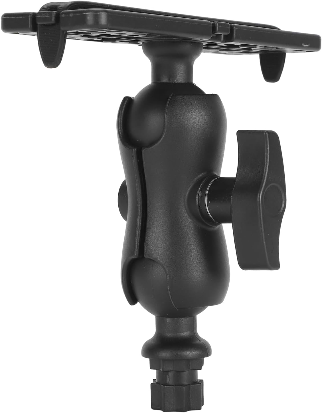 Fish Finder Mount Base,Universal 360° Rotation Fish Finder Bracket,Nylon & Silicone Rotating Ball Hex Base Holder for Marine Boat Kayak - PuriLite
