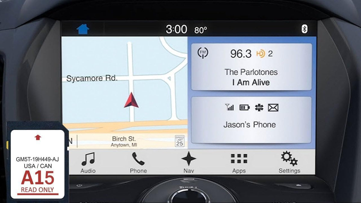 2024 Latest Version Navigation sd Card Fits Ford/Lincoln Newest GPS Card Updated A15 Canada Maps-GM5T-19H449-AJ - PuriLite