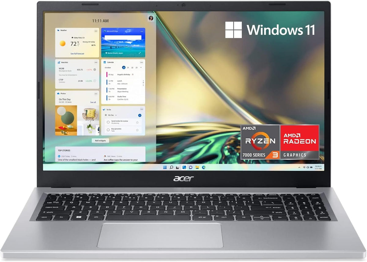 Acer A515-57-598B Business Laptop 2023 New, 15.6" FHD IPS Display, Intel i5-12450H 8-Core, Iris Xe Graphics, 16GB DDR4, 1TB SSD, Thunderbolt 4, Wi-Fi 6, Win11 Home, ROB 32GB USB - PuriLite