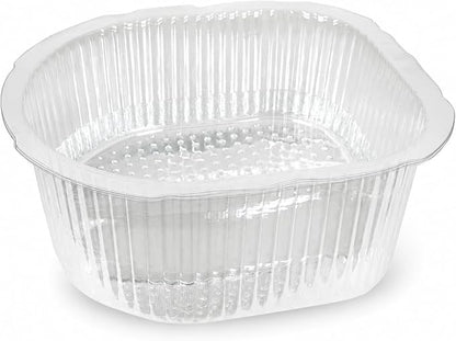 ForPro 100ct Universal Pedi Bath Liners, Clear, Disposable for Manicure & Pedicure Soak, Spa Soak, Foot Soak Tablets, Salon Pedicure Soak, Salon & Spa Essentials, Nail & Beauty Supply