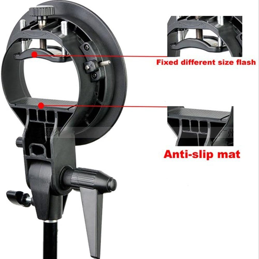 Godox S-Type Bracket Bowens S Mount Holder for Speedlite Flash Snoot Softbox Honeycomb - PuriLite