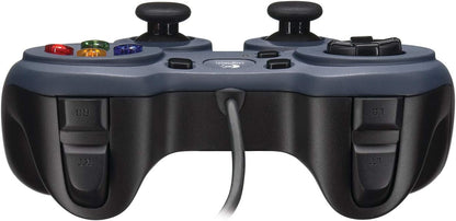 Logitech G F310 Wired Gamepad Controller Console Like Layout 4 Switch D-Pad PC - Blue/Black - PuriLite