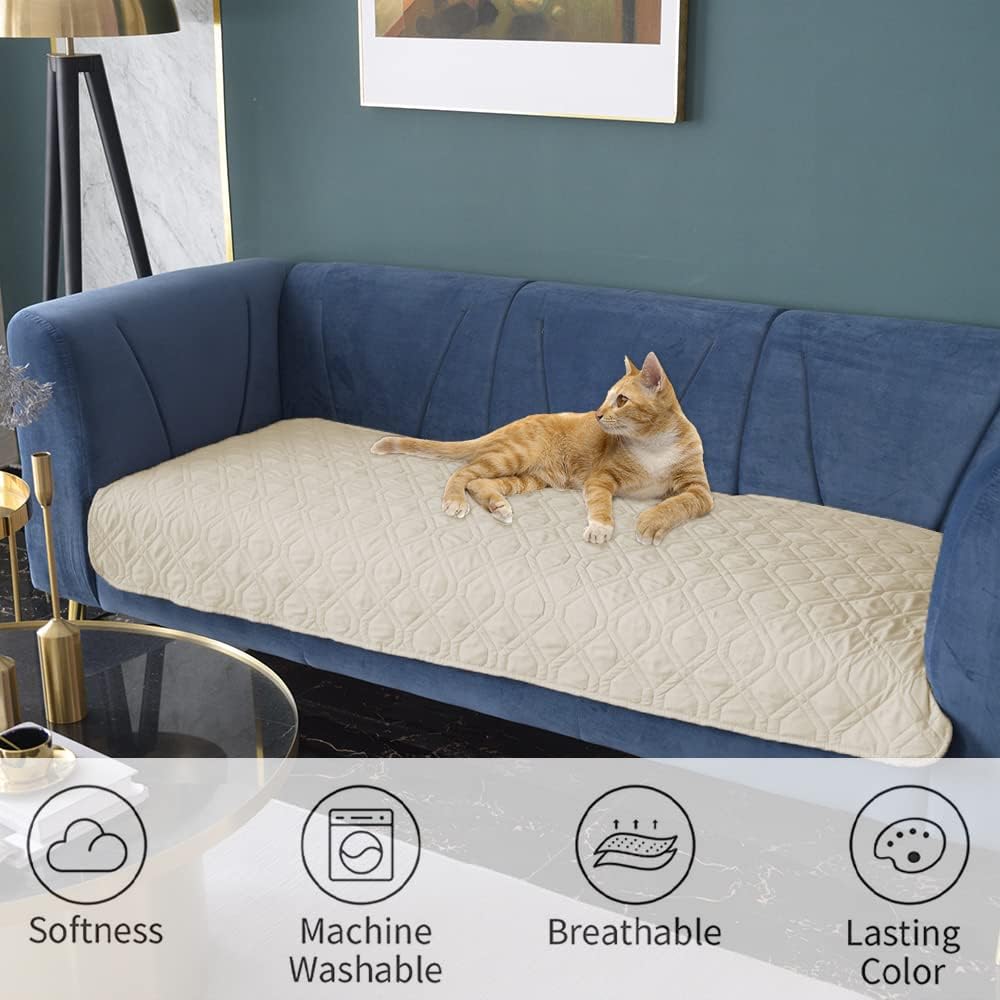 Ameritex Waterproof Dog Bed Cover Pet Blanket for Furniture Bed Couch Sofa Reversible - PuriLite