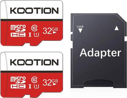 KOOTION 10 Pack 16 GB Micro SD Card Class-10 Micro SDHC Card 16 GB UHS-I High Speed TF Card R Flash C10 U1 Memory Card - PuriLite