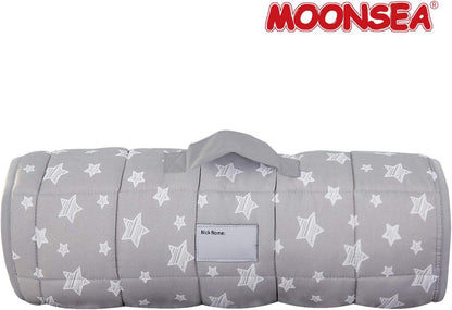 Toddler Nap Mat with Pillow and Fleece Minky Blanket, Kids Sleeping Bag Lightweight and Soft Perfect for Kids Preschool, Daycare, Travel Sleeping Bag Boys and Girls, Fit Standard Cot - PuriLite