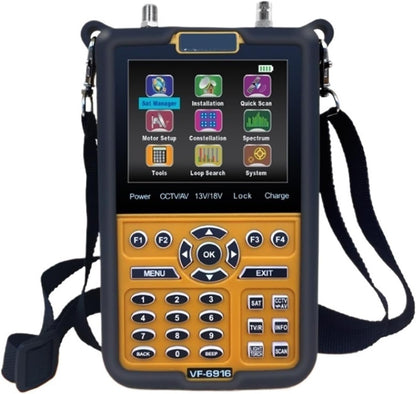 Digital Satellite Meter HD SAT Finder DVB-S2+CCTV Tester TV Signal Meter for Dish Network Directv - PuriLite