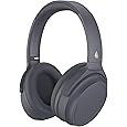 Edifier V80 Hybrid Active Noise Cancelling Bluetooth Headphones, Wireless Over Ear Headset with 45H Playtime, Wired Hi-Res Audio Fast Charging Multipoint Connection for Home Travel Office - Navy Blue - PuriLite