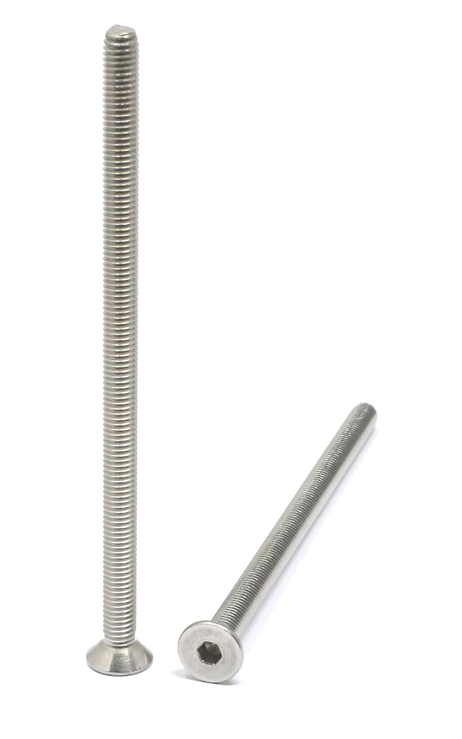 iexcell 5 Pcs M8 x 80mm Thread Pitch 1.25 mm Stainless Steel 304 Hex Socket Flat Head Cap Screws Bolts Kit - PuriLite