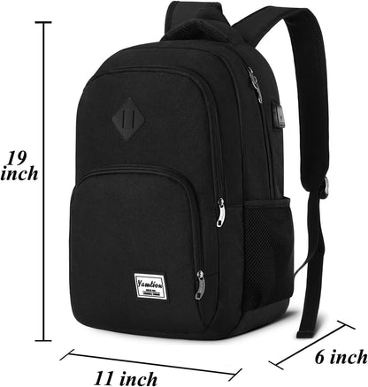 Backpack for Teen Girls,Boys School Backpack for Women with USB,College Backpack,Big Flower - PuriLite