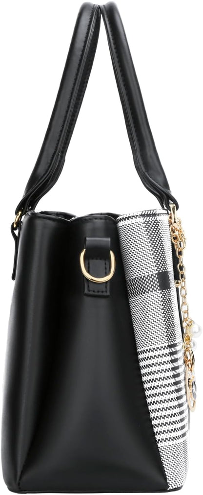 KKXIU Trendy Tote Bag for Women Lightweight Oxford Big Capacity Shoulder Purses and Handbags - PuriLite