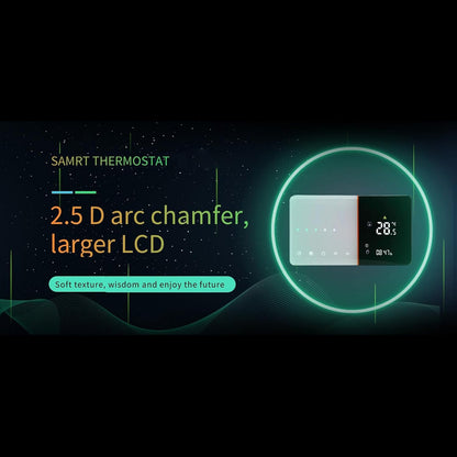 Smart Thermostat, LCD Display Programmable Temperature Controller for Water Floor Heating, Digital Intelligent Wall Thermostat with Timer Working Mode - PuriLite