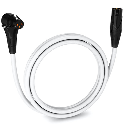 LyxPro 6 Feet XLR Microphone Cable Balanced Male to Female 3 Pin Mic Cord for Powered Speakers Audio Interface Professional Pro Audio Performance and Recording Devices - Blue - PuriLite