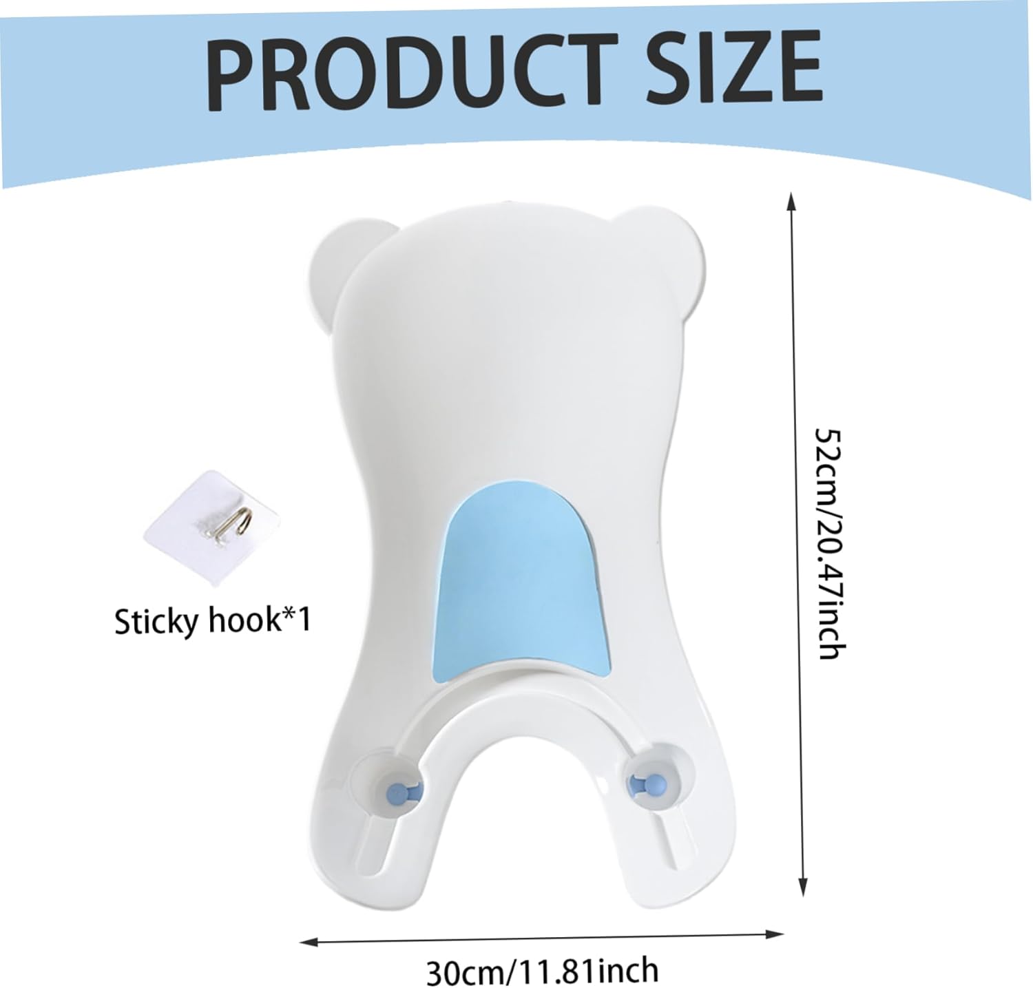 Baby Sink Bath with Suction Cup, Portable Sink Baby Bath with Hanging Hole, Buttock Support Washing Tool for Counter Bathtub Daily Use - PuriLite