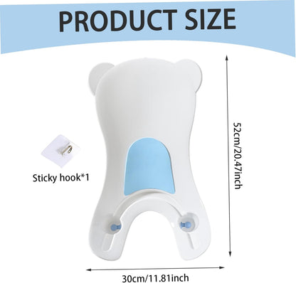 Baby Sink Bath with Suction Cup, Portable Sink Baby Bath with Hanging Hole, Buttock Support Washing Tool for Counter Bathtub Daily Use - PuriLite