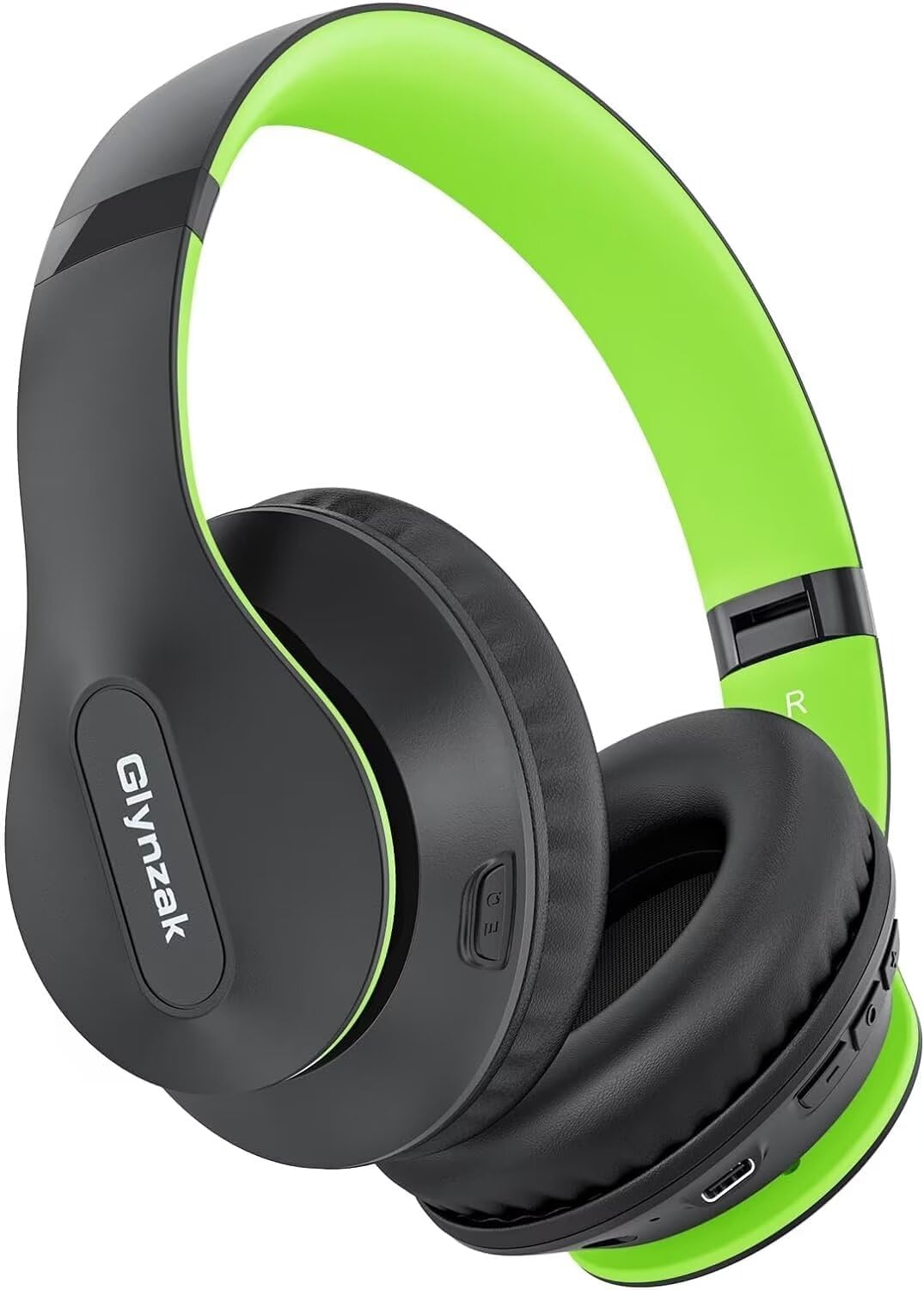 Glynzak Wireless Bluetooth Headphones Over Ear 65H Playtime HiFi Stereo Headset with Microphone and 6EQ Modes Foldable Bluetooth V5.3 Headphones for Desktop Computer Laptop Rose Gold - PuriLite