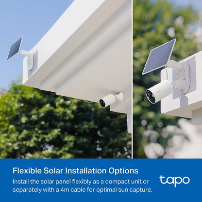 TP-Link Tapo Solar-Powered Security Camera Kit, 2K Wireless Battery Camera w/Solar Panel Base, Smart Person Detection, SD/Cloud Storage, Spotlight Color Night Vision, No Hub Needed (Tapo C410 KIT) - PuriLite
