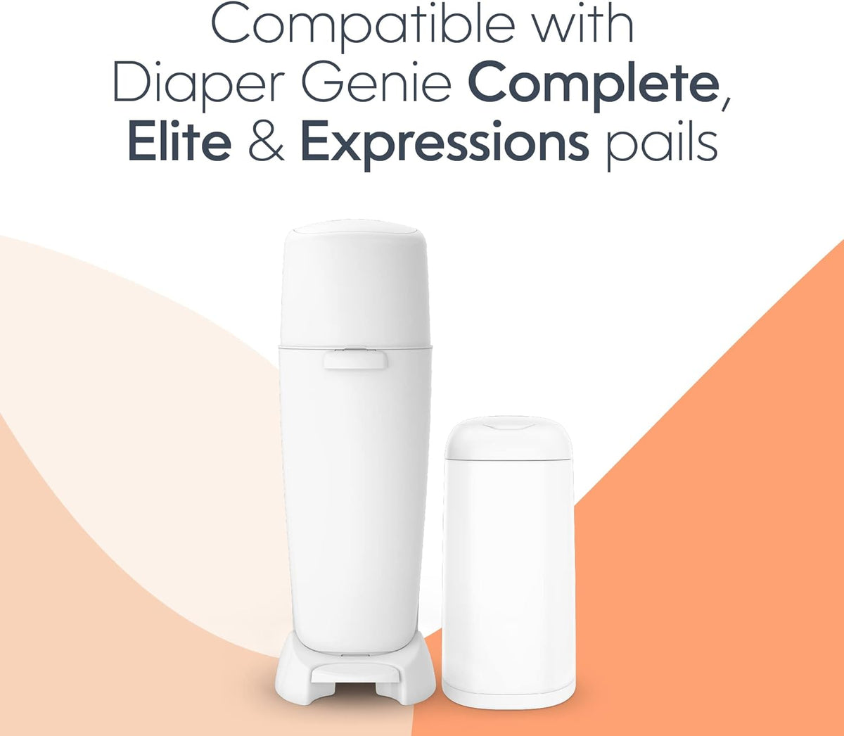 Diaper Genie Max Fresh Clean Laundry Scent Diaper Disposal Pail Refills, Pack Of 3 - PuriLite