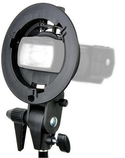 Godox S-Type Bracket Bowens S Mount Holder for Speedlite Flash Snoot Softbox Honeycomb - PuriLite