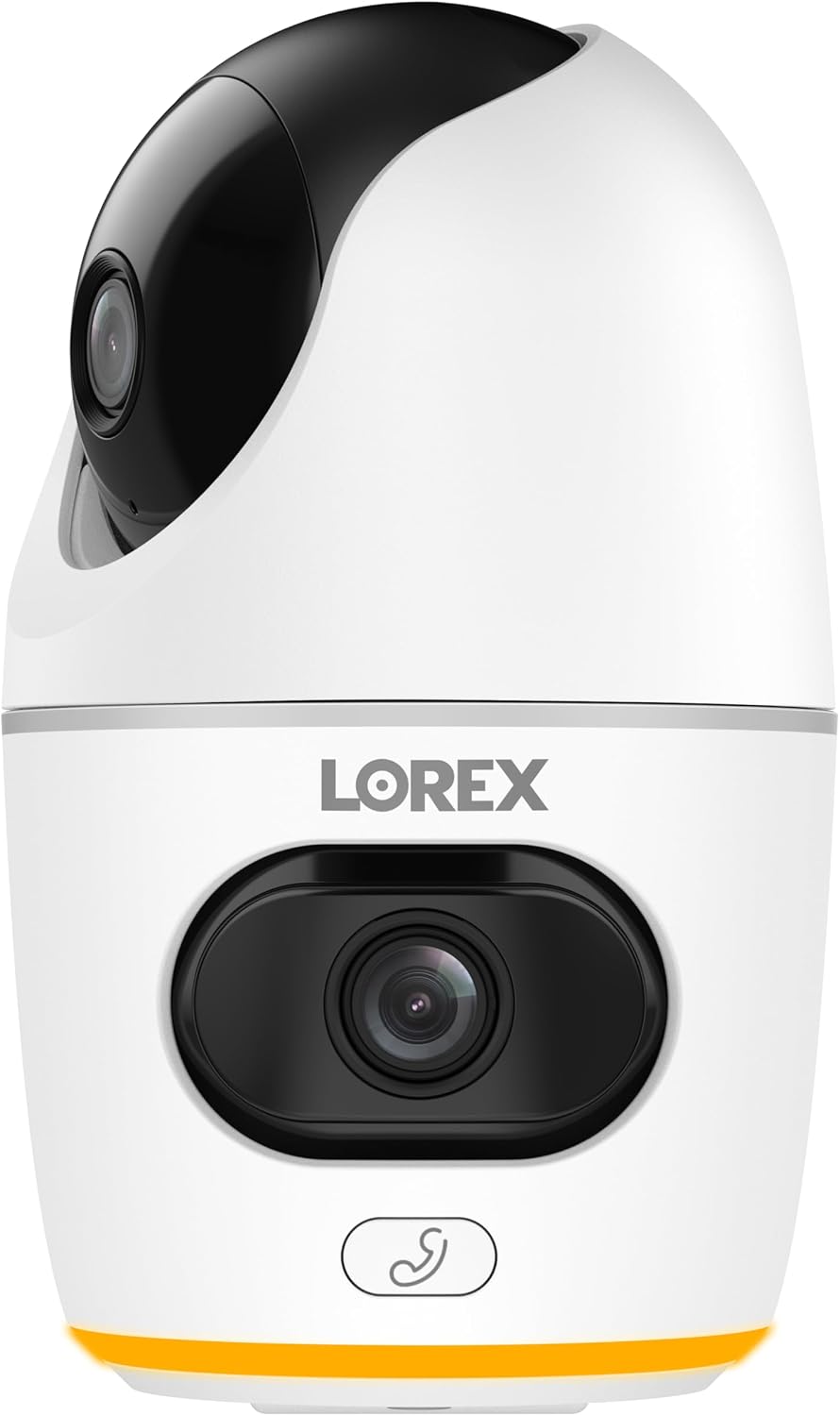 Lorex 2K Dual Lens Indoor Pan-Tilt Wi-Fi Security Camera (32GB)