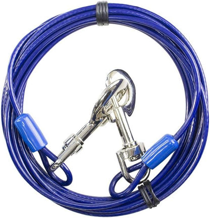 BV Pet Small Tie Out Cable for Dog up to 35 Pound, 25-Feet - PuriLite