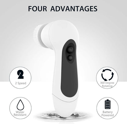 CNAIER 5 in 1 Advanced Cleansing System with Facial Brush for Exfoliating and Microdermabrasion - PuriLite