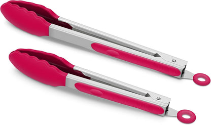 Purilite Select Silicone &amp; Stainless Steel Kitchen Tongs - PuriLite