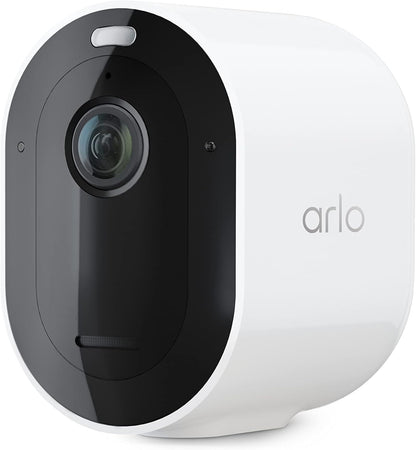 Arlo Pro 5S Spotlight Security Camera 2K HDR | Outdoor | Wire-Free with Spotlight | Dual-Band Wi-Fi Connects to The Strongest Network | 12X Zoom, 2-Way Audio, Color Night Vision, White, 4 Cameras - PuriLite