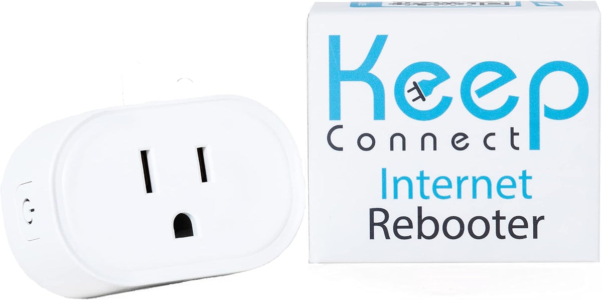 Keep Connect Router Wi-Fi Reset Device. Automatic Router Rebooter. If You Enter a Phone Number it Will Send Texts Upon resets. - PuriLite