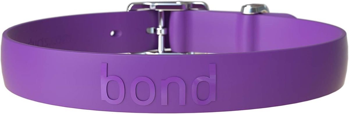 Bond Pet Waterproof Dog Collar - Durable, Comfortable, Adjustable, Wear Resistant and Easy to Clean for Puppies and XSmall Dogs (Orange, XSmall) - PuriLite
