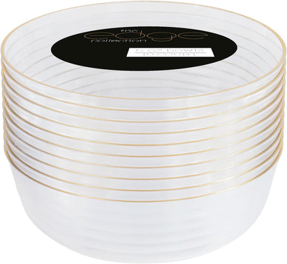 PLASTICPRO [30 Pack 10.7'' Christmass Green Plastic Party Plates Edge Collection Premium heavyweight Elegant Disposable Tableware Dishes - PuriLite