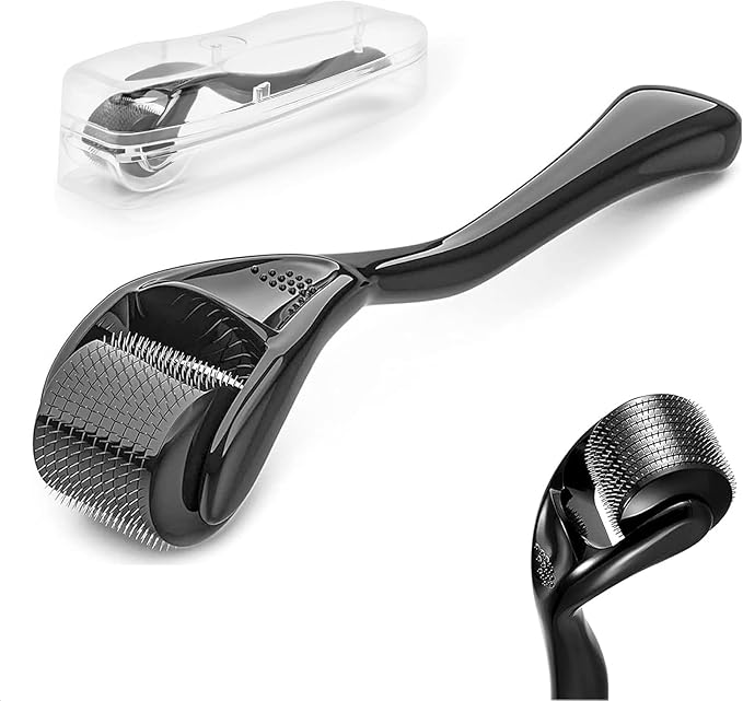 Derma Roller 0.5mm Microneedling Roller 540 Titanium For Women and Men - PuriLite